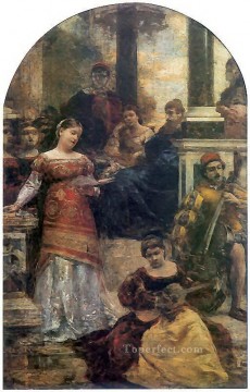 シェスタ・ウォスカ 1880 アレクサンダー・ギエリムスキー 写実主義 印象派 Oil Paintings